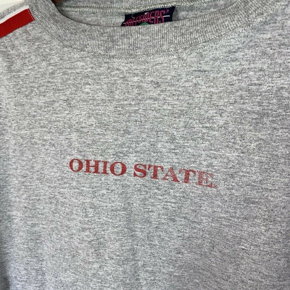 Vintage Ohio State Buckeyes Long Sleeve Shirt M Medium Made in USA - Picture 2 of 6